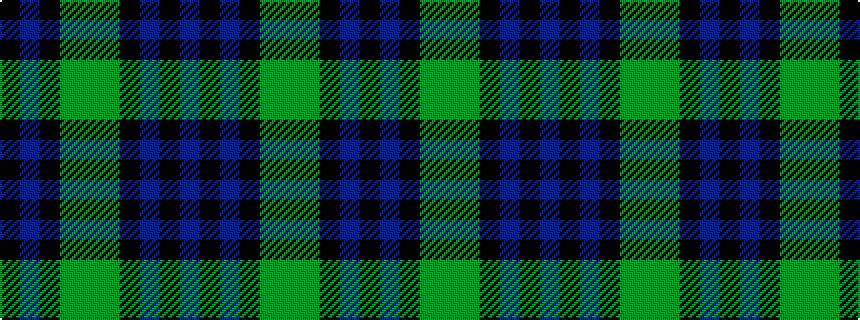idealised woven sample of pattern BKBKGGGKBK