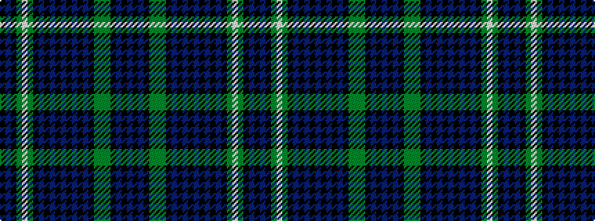 idealised woven sample of pattern BKBKGGGKBKBKBKBKBKGWGKBK