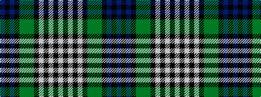idealised woven sample of pattern BKBKGGGKWKWKW