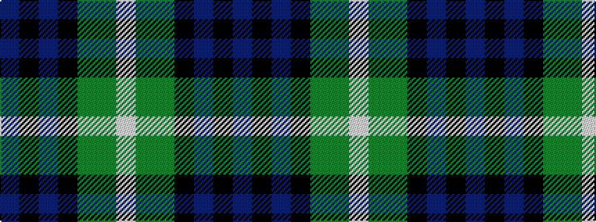 idealised woven sample of pattern BKBKGGW