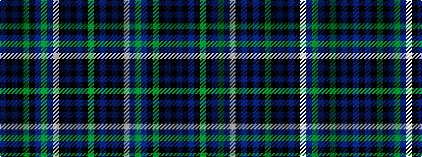 idealised woven sample of pattern BKBKGKBGBWKBKBKG