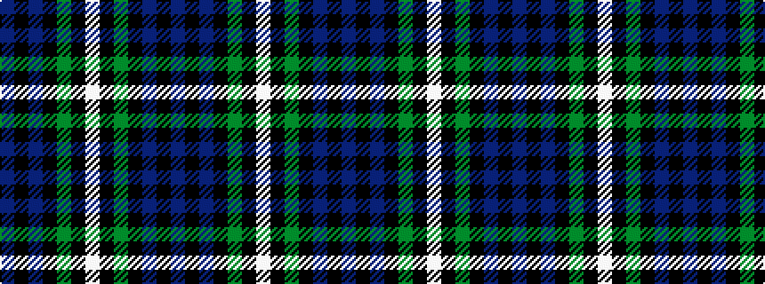 idealised woven sample of pattern BKBKGKWKGKBKB