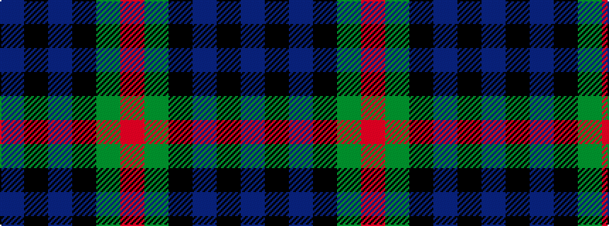 idealised woven sample of pattern BKBKGR
