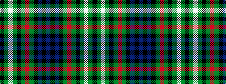 idealised woven sample of pattern BKBKGRGKGWGK