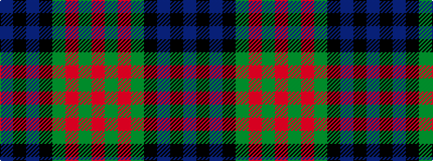 idealised woven sample of pattern BKBKGRGR