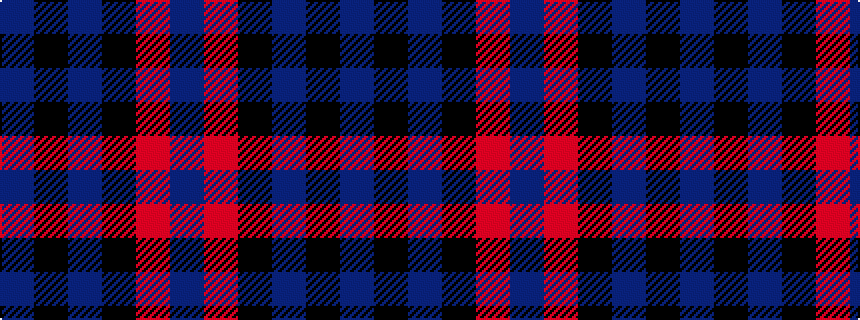 idealised woven sample of pattern BKBKRB