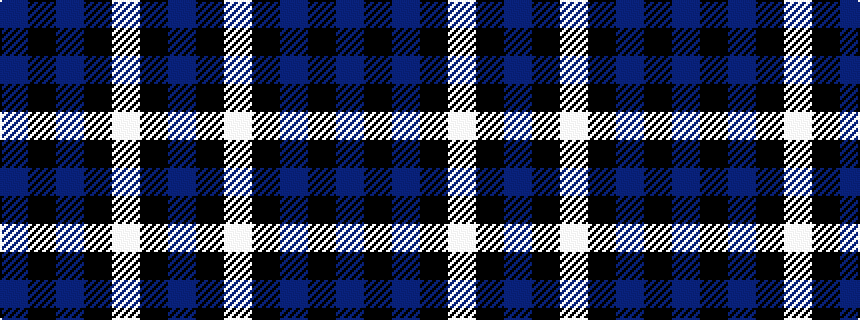idealised woven sample of pattern BKBKWKB