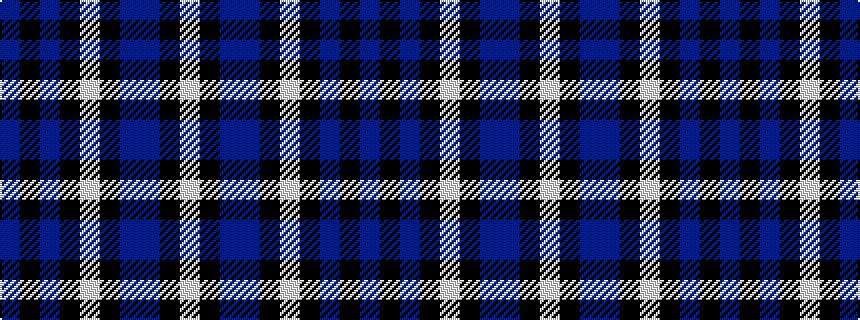 idealised woven sample of pattern BKBKWKBBKW