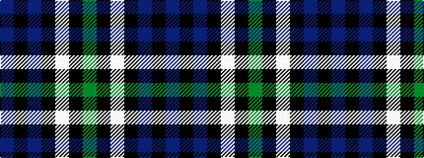 idealised woven sample of pattern BKBKWKG