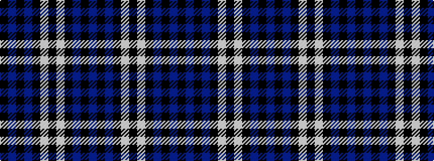 idealised woven sample of pattern BKBKWKWKBKBK