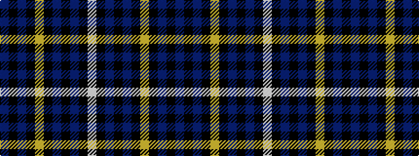 idealised woven sample of pattern BKBKYKBKBKW