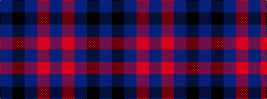 idealised woven sample of pattern BKBRB