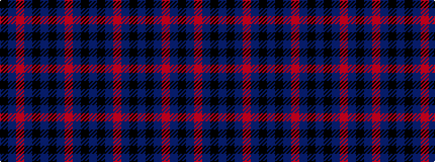 idealised woven sample of pattern BKBRBKBKBRBK