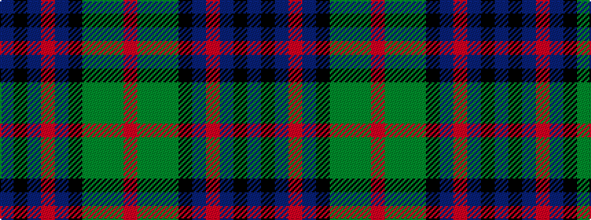 idealised woven sample of pattern BKBRBKGGGR