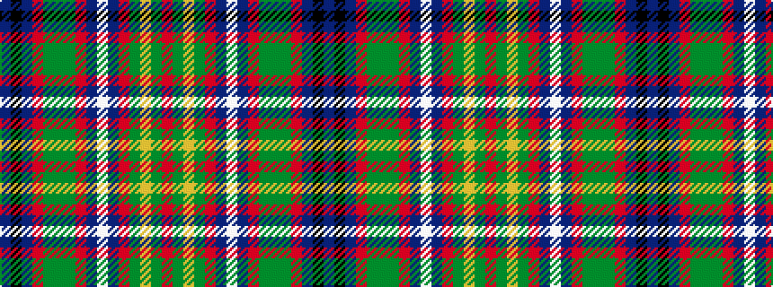 idealised woven sample of pattern BKBRGGGRBWBRGYGR