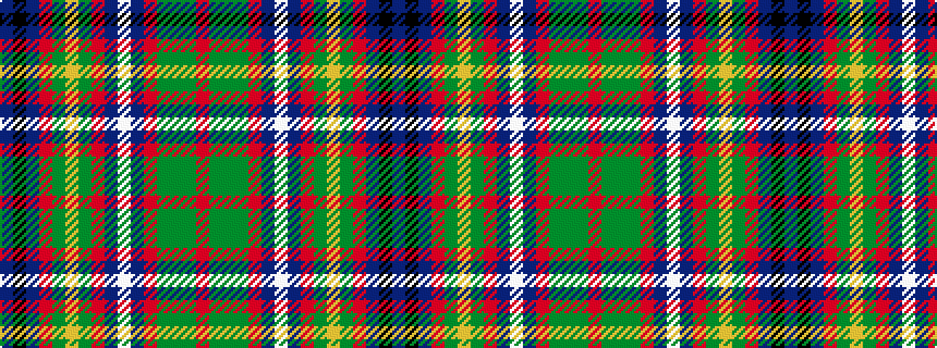 idealised woven sample of pattern BKBRGYGRBWBRGGGR