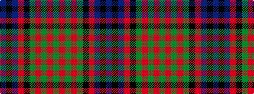 idealised woven sample of pattern BKBRKGRGRG