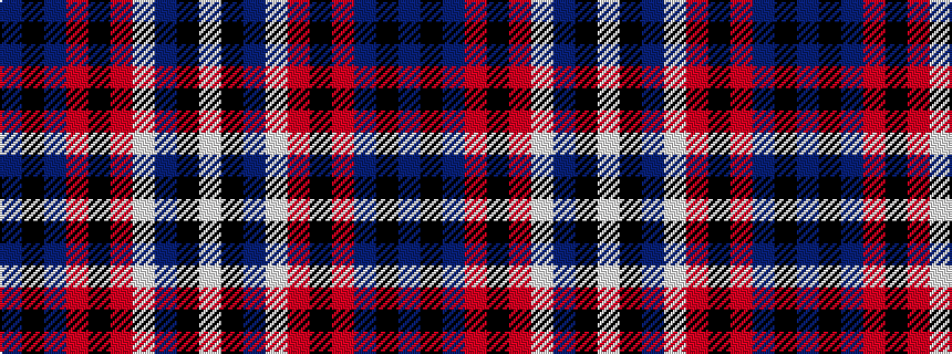 idealised woven sample of pattern BKBRKRWBKW