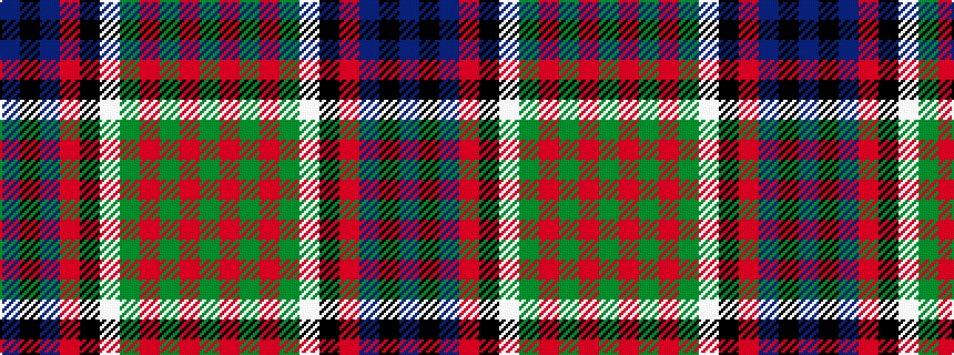 idealised woven sample of pattern BKBRKWGRGRG