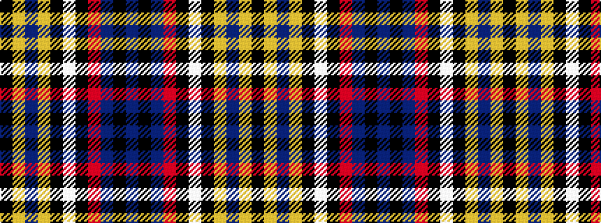 idealised woven sample of pattern BKBRKWKYBYK