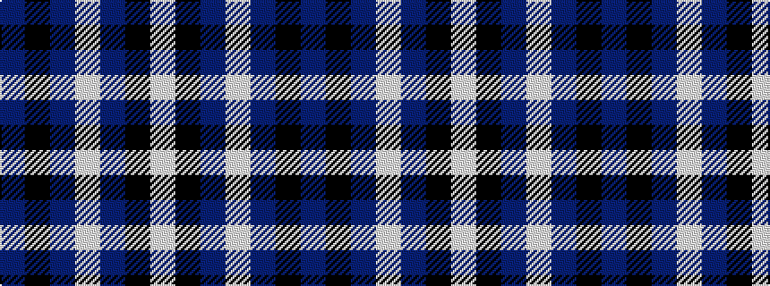 idealised woven sample of pattern BKBWBKW