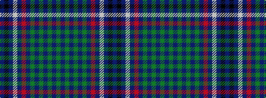 idealised woven sample of pattern BKBWBRBGBGBGBG