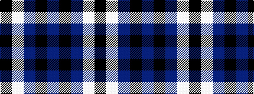 idealised woven sample of pattern BKBWK