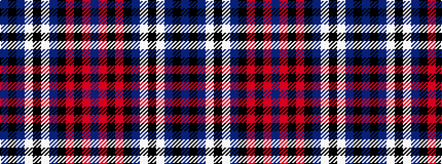 idealised woven sample of pattern BKBWKWBKRKRB