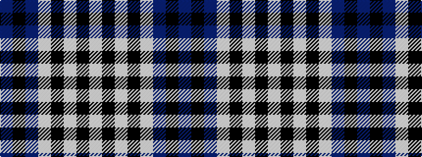 idealised woven sample of pattern BKBWKWKW