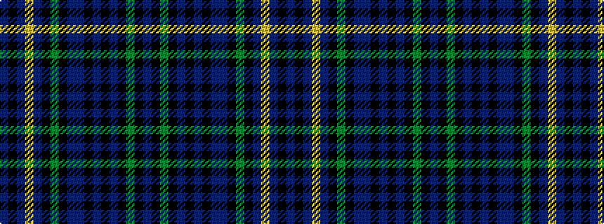 idealised woven sample of pattern BKBYBKGKBBKBKBKGKB