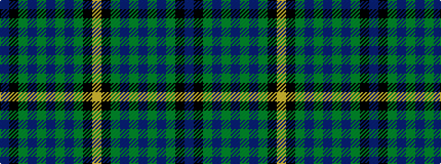 idealised woven sample of pattern BKGBGBGBGKY