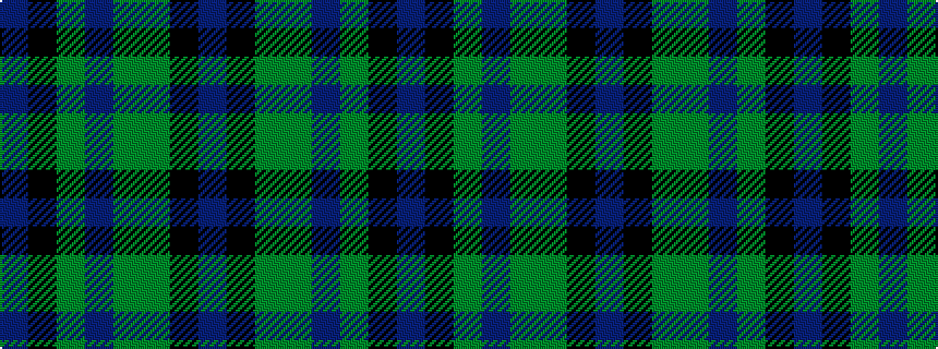 idealised woven sample of pattern BKGBGGKB