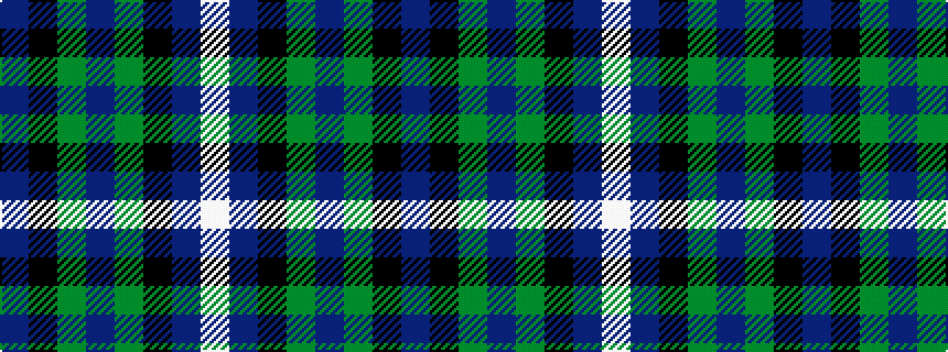 idealised woven sample of pattern BKGBGKBW