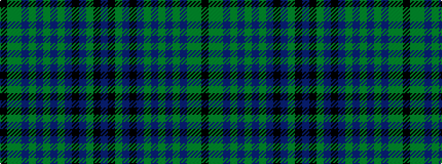 idealised woven sample of pattern BKGBKBGBGBGBGGK