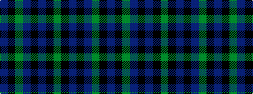 idealised woven sample of pattern BKGBKBKG