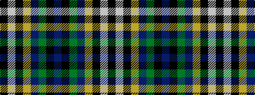 idealised woven sample of pattern BKGBYKWK