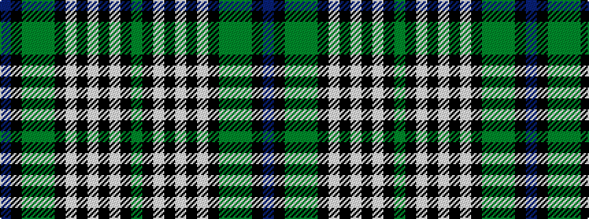 idealised woven sample of pattern BKGGGKWKWKWKG