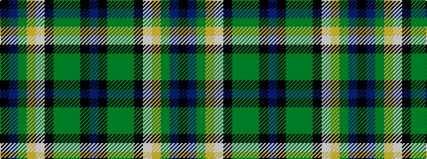 idealised woven sample of pattern BKGGGKWYGBK