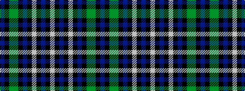 idealised woven sample of pattern BKGGKBKWKBKW