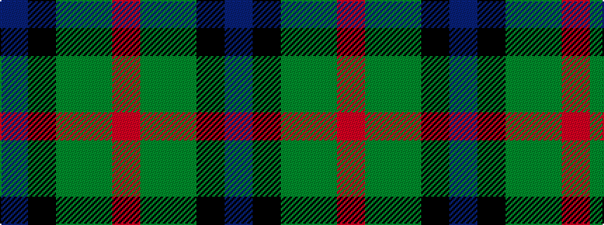idealised woven sample of pattern BKGGR