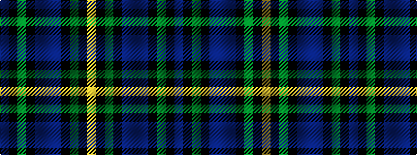 idealised woven sample of pattern BKGKBBBKGKY