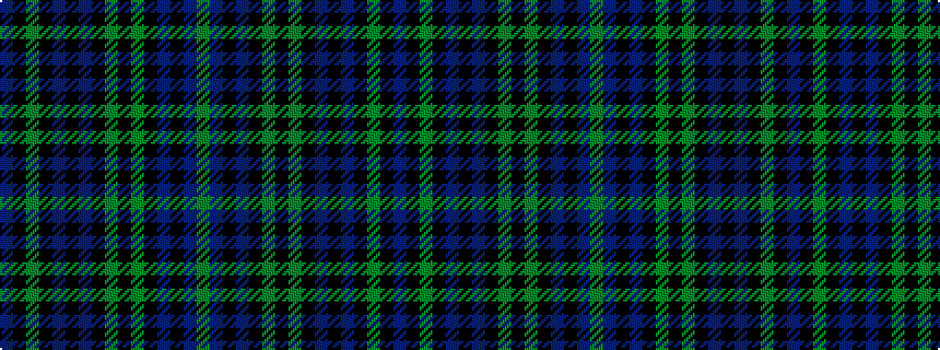 idealised woven sample of pattern BKGKBKBKGKGKBKBG