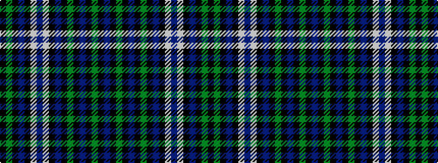 idealised woven sample of pattern BKGKBKGKBKWBWKBKGK