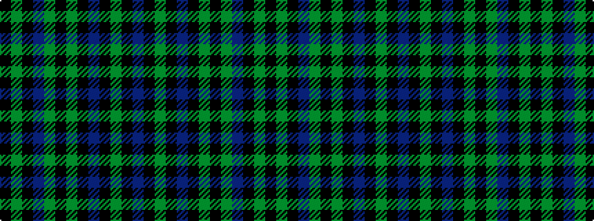 idealised woven sample of pattern BKGKBKGKGBKGK