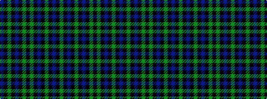 idealised woven sample of pattern BKGKBKGKGKBKGKBKG