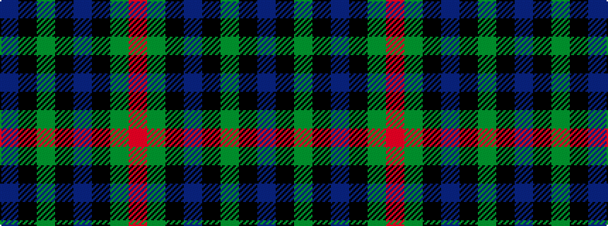 idealised woven sample of pattern BKGKBKGR