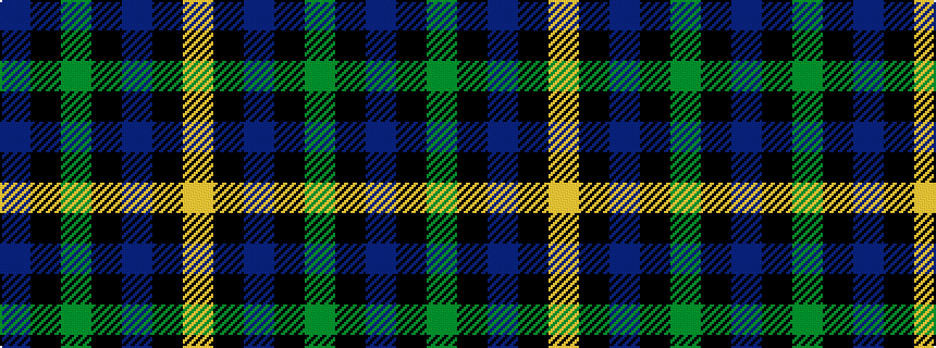 idealised woven sample of pattern BKGKBKY