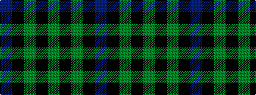 idealised woven sample of pattern BKGKG
