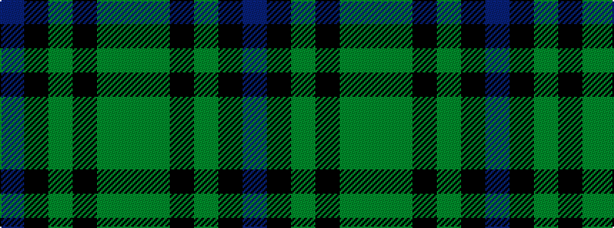 idealised woven sample of pattern BKGKGG