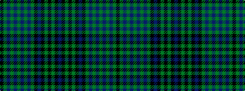 idealised woven sample of pattern BKGKGKBKGBGBGBGBGK